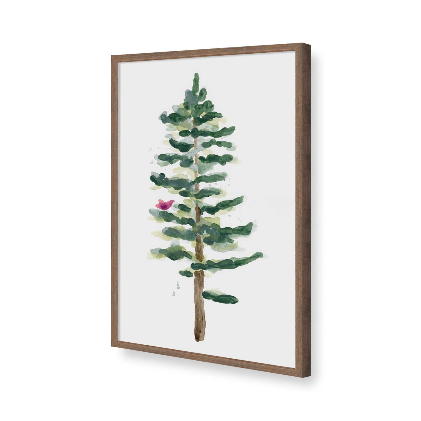 [Color:Walnut], Picture of art in a Walnut frame of the corner