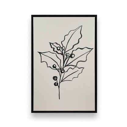 [Color:Satin Black], Picture of art in a Satin Black frame
