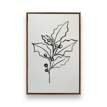 [Color:Walnut], Picture of art in a Walnut frame