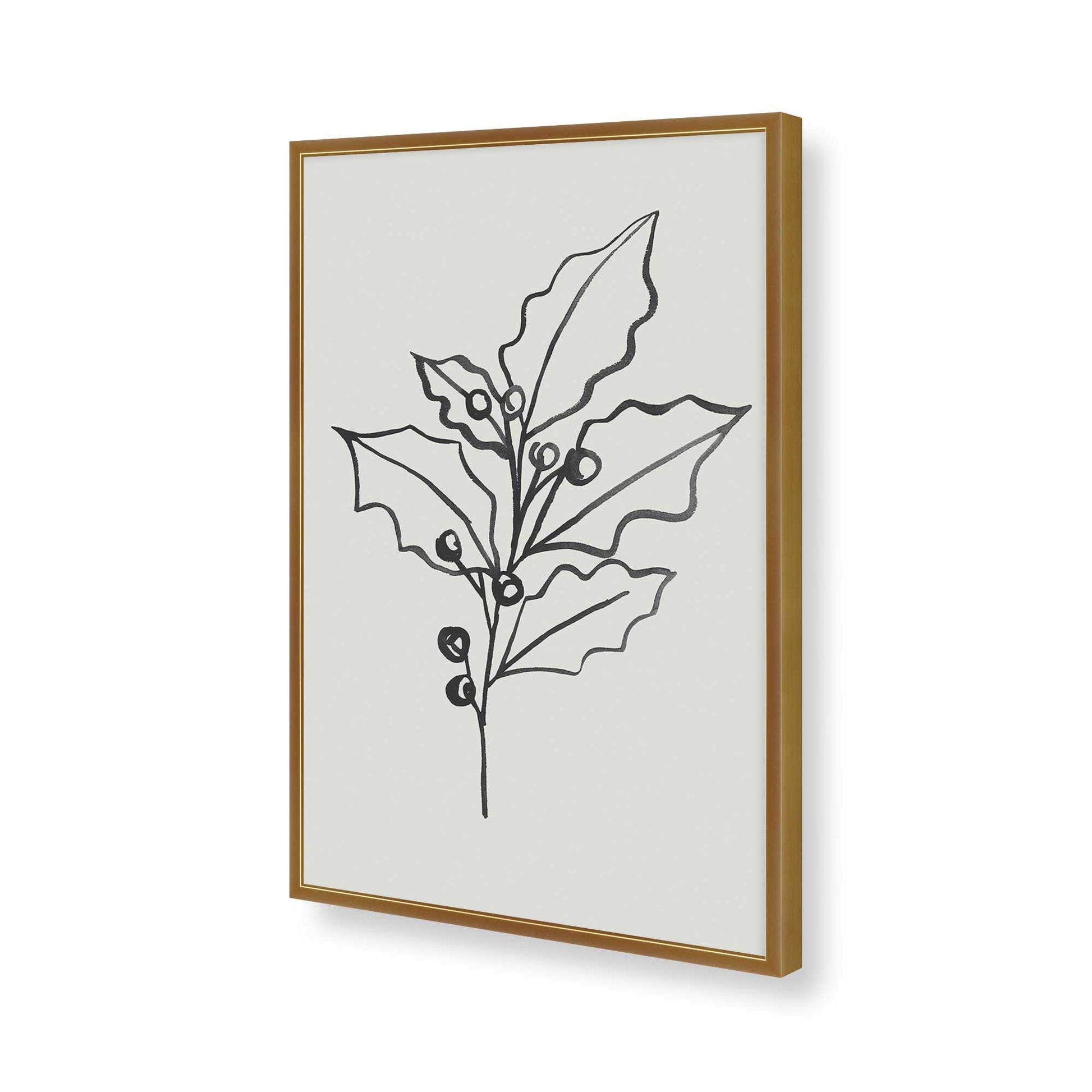 [Color:Polished Gold], Picture of art in a Polished Gold frame of the corner