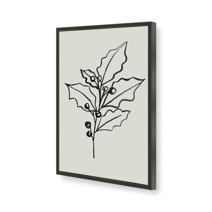 [Color:Satin Black], Picture of art in a Satin Black frame of the corner