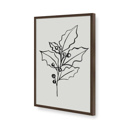 [Color:Brown], Picture of art in a Brown frame of the corner