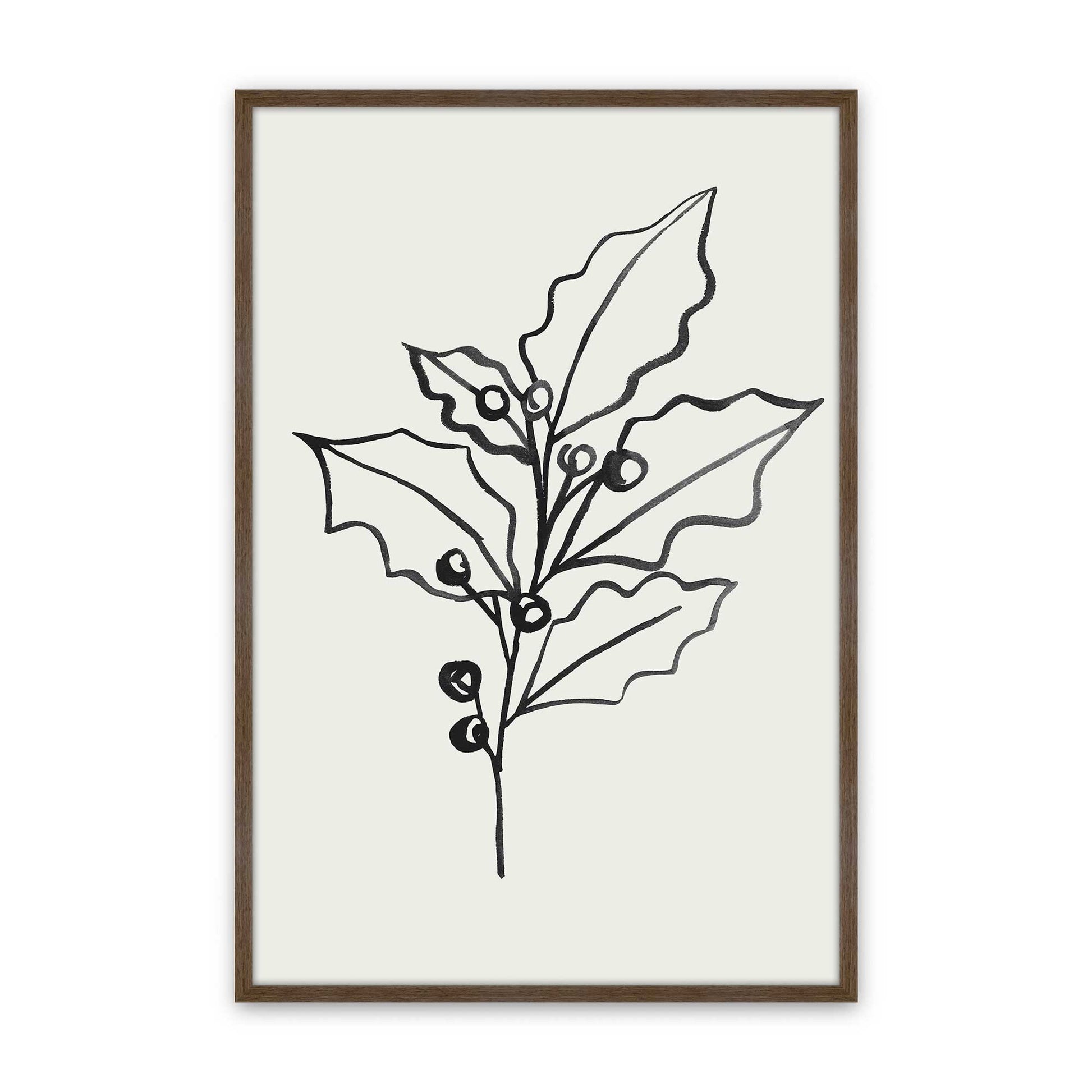 [Color:Walnut], Picture of art in a Walnut frame