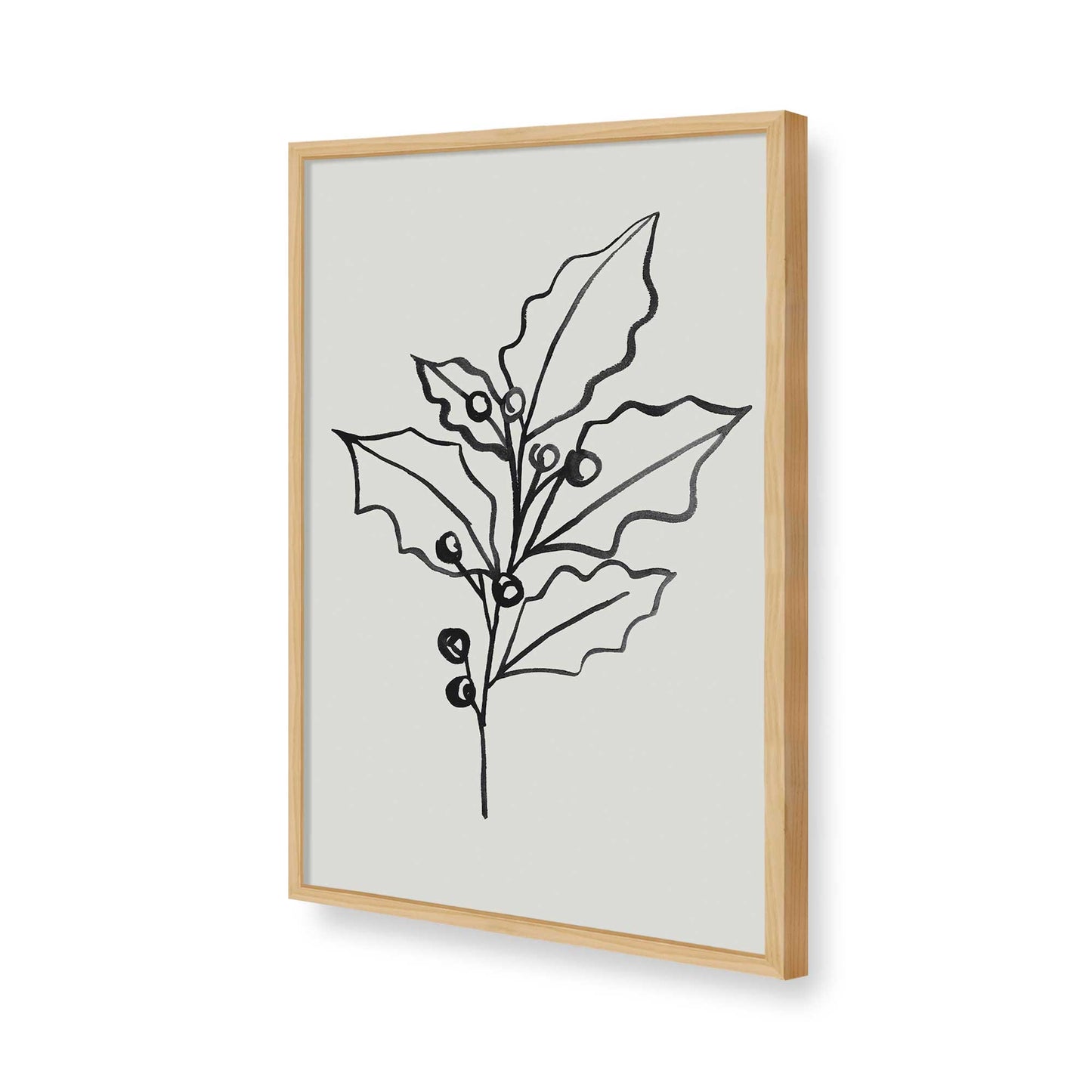 [Color:American Maple], Picture of art in a American Maple frame of the corner