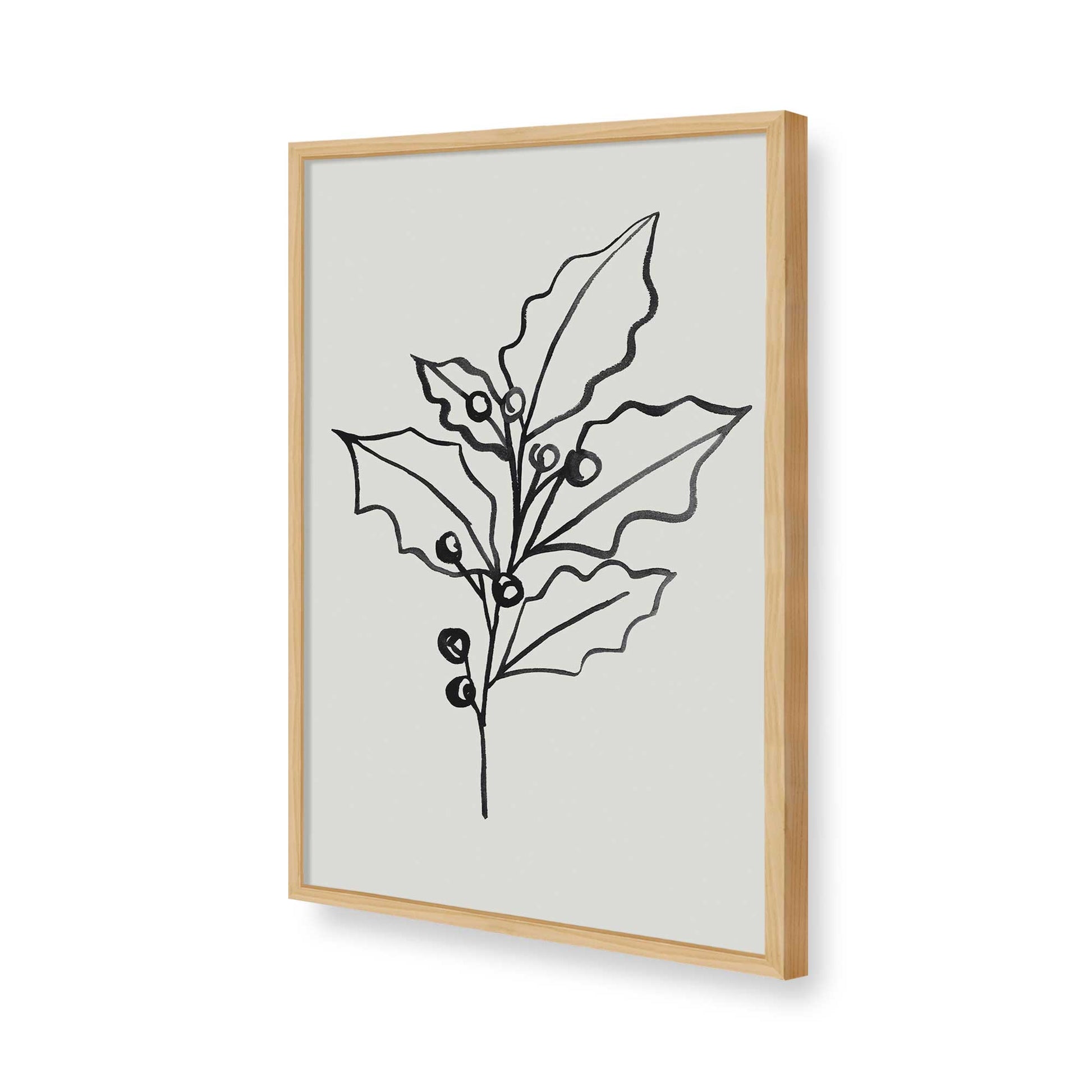 [Color:American Maple], Picture of art in a American Maple frame of the corner