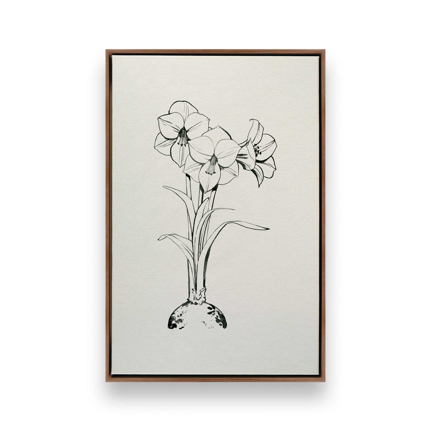 [Color:Walnut], Picture of art in a Walnut frame