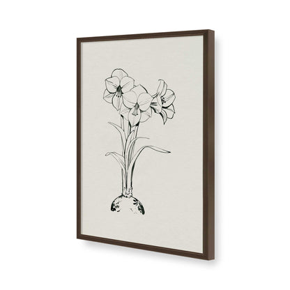 [Color:Brown], Picture of art in a Brown frame of the corner