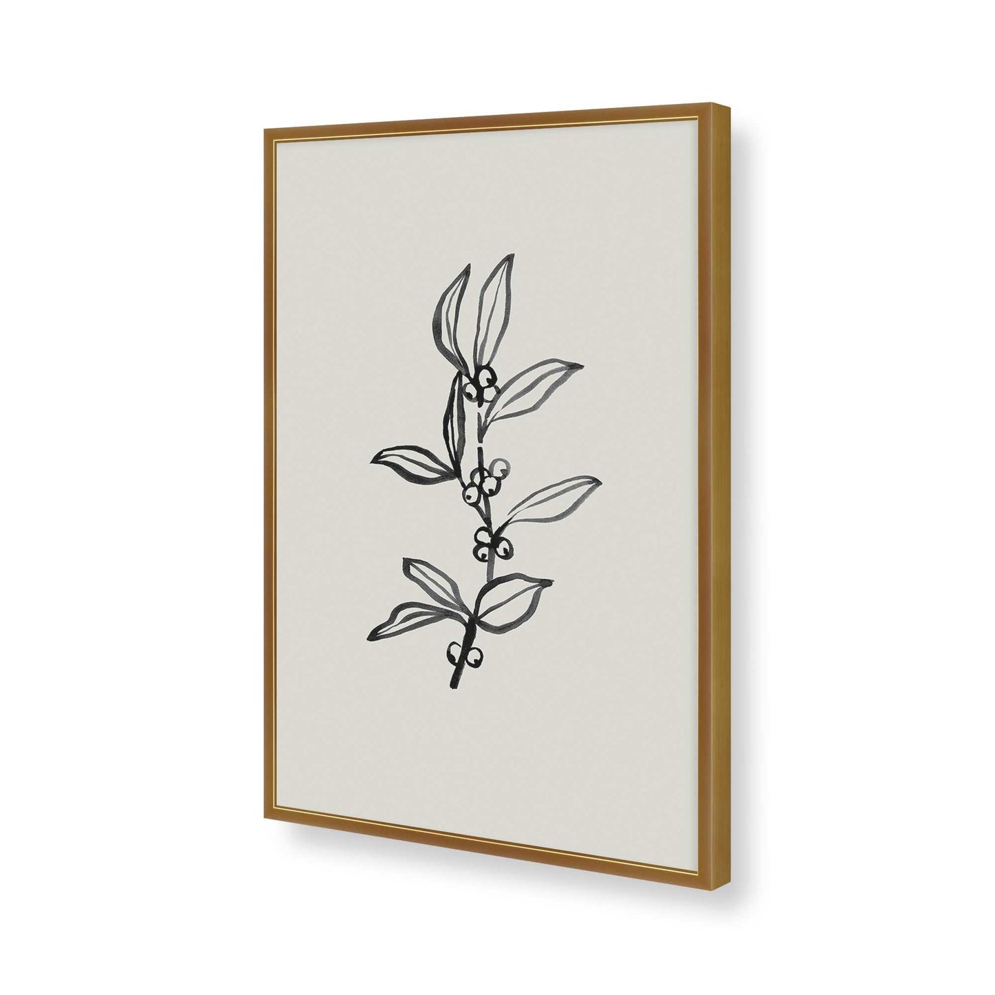 [Color:Polished Gold], Picture of art in a Polished Gold frame of the corner