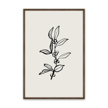 [Color:Walnut], Picture of art in a Walnut frame