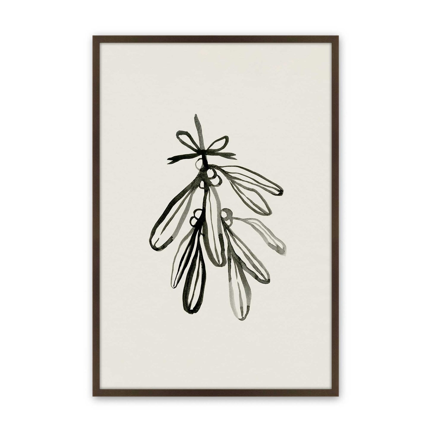 [Color:Brown], Picture of art in a Brown frame
