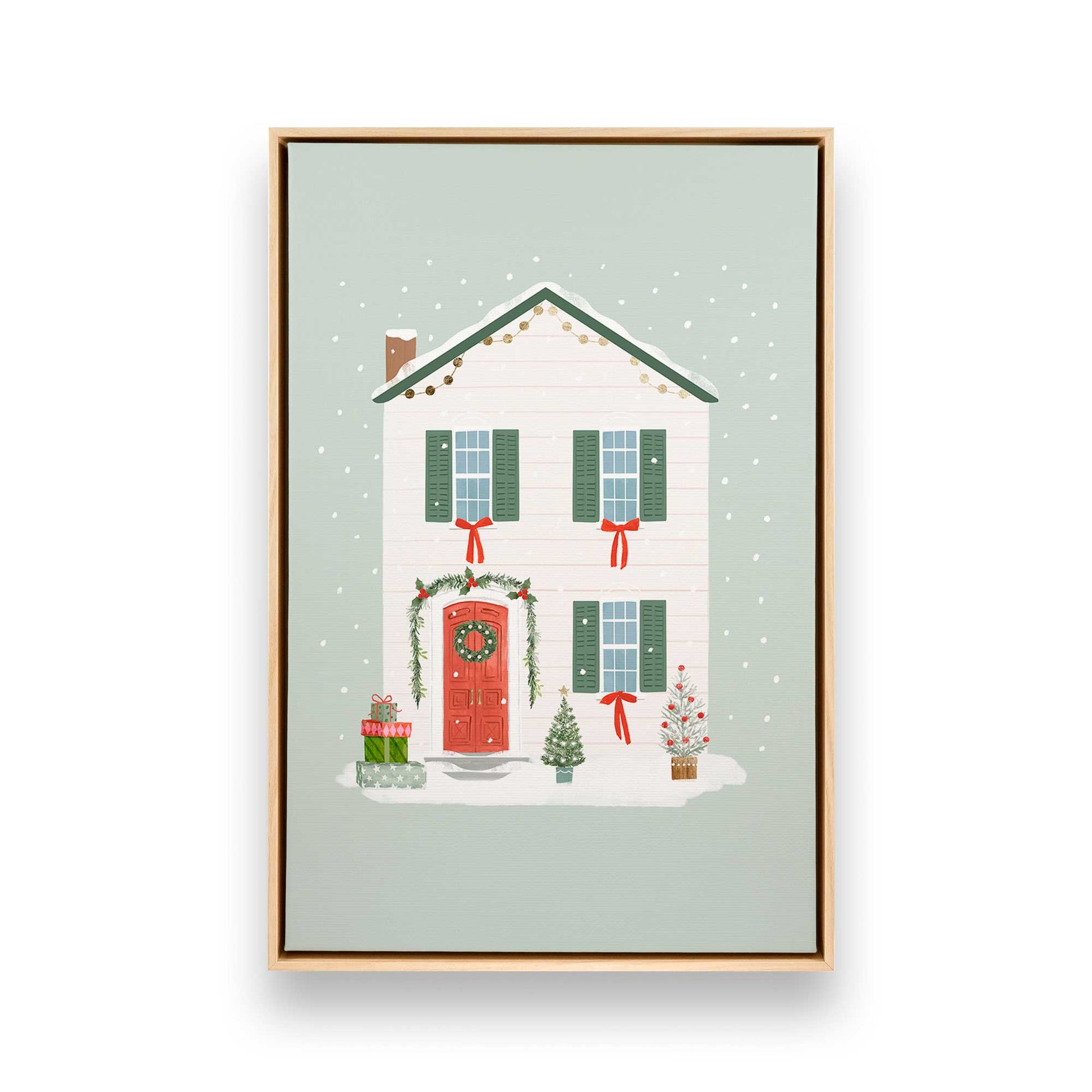 [Color:American Maple], Picture of art in a American Maple frame