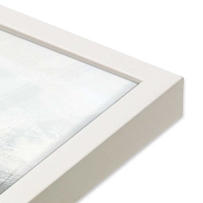 [Color:Opaque White], Picture of art in a Opaque White frame at an angle