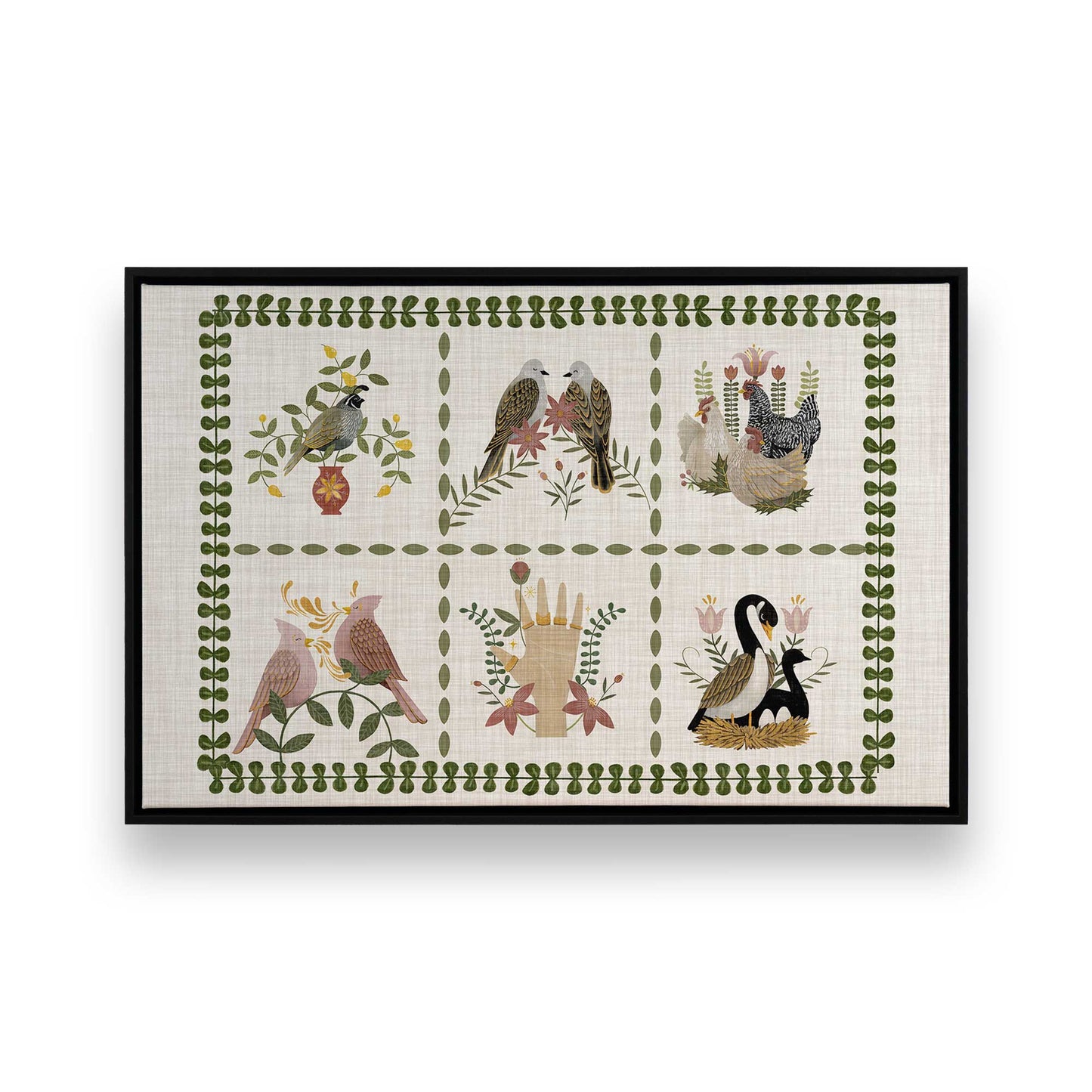 [Color:Satin Black], Picture of art in a Satin Black frame