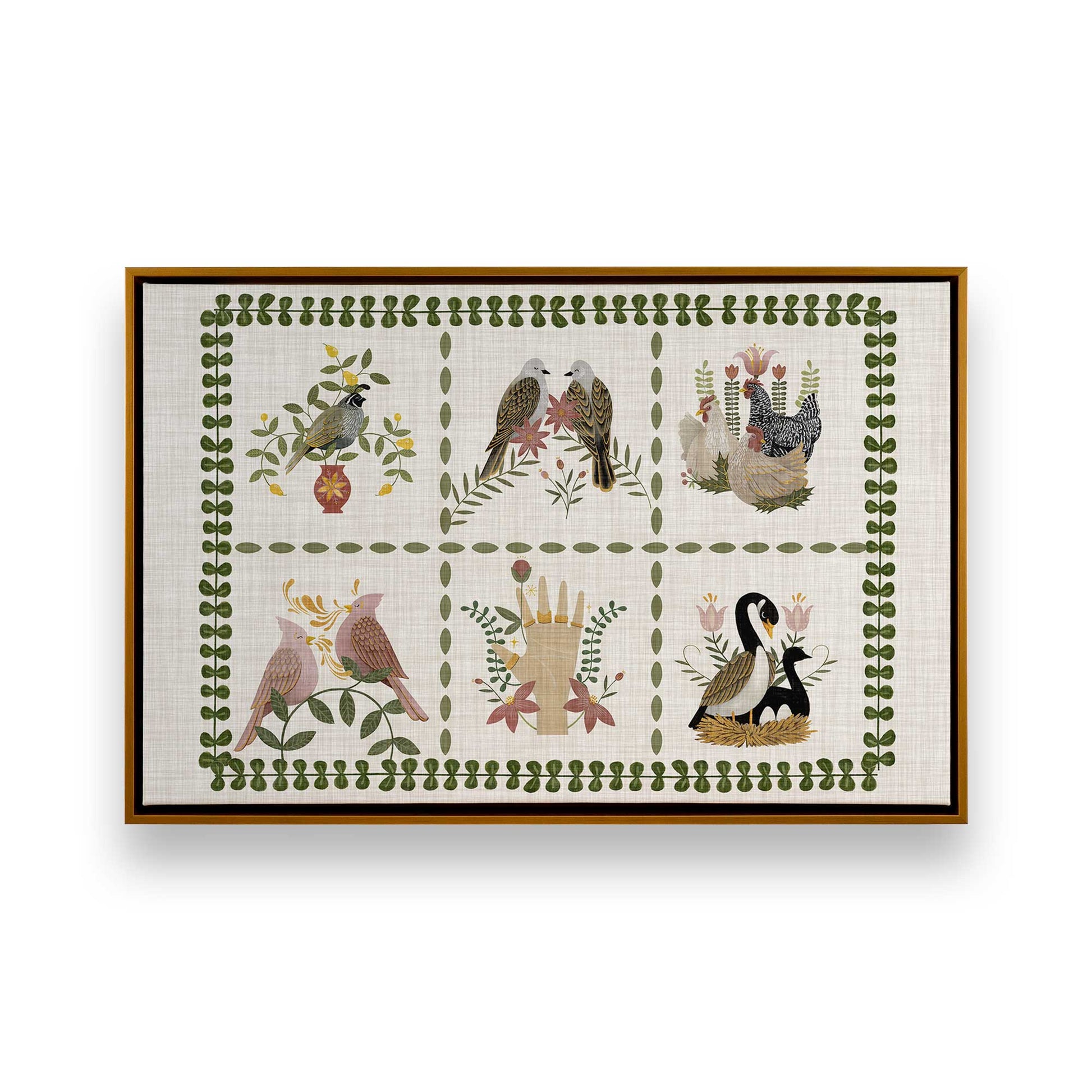 [Color:Polished Gold], Picture of art in a Polished Gold frame