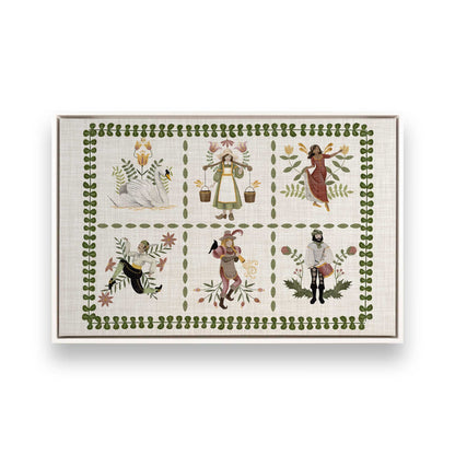 [Color:Opaque White], Picture of art in a White frame