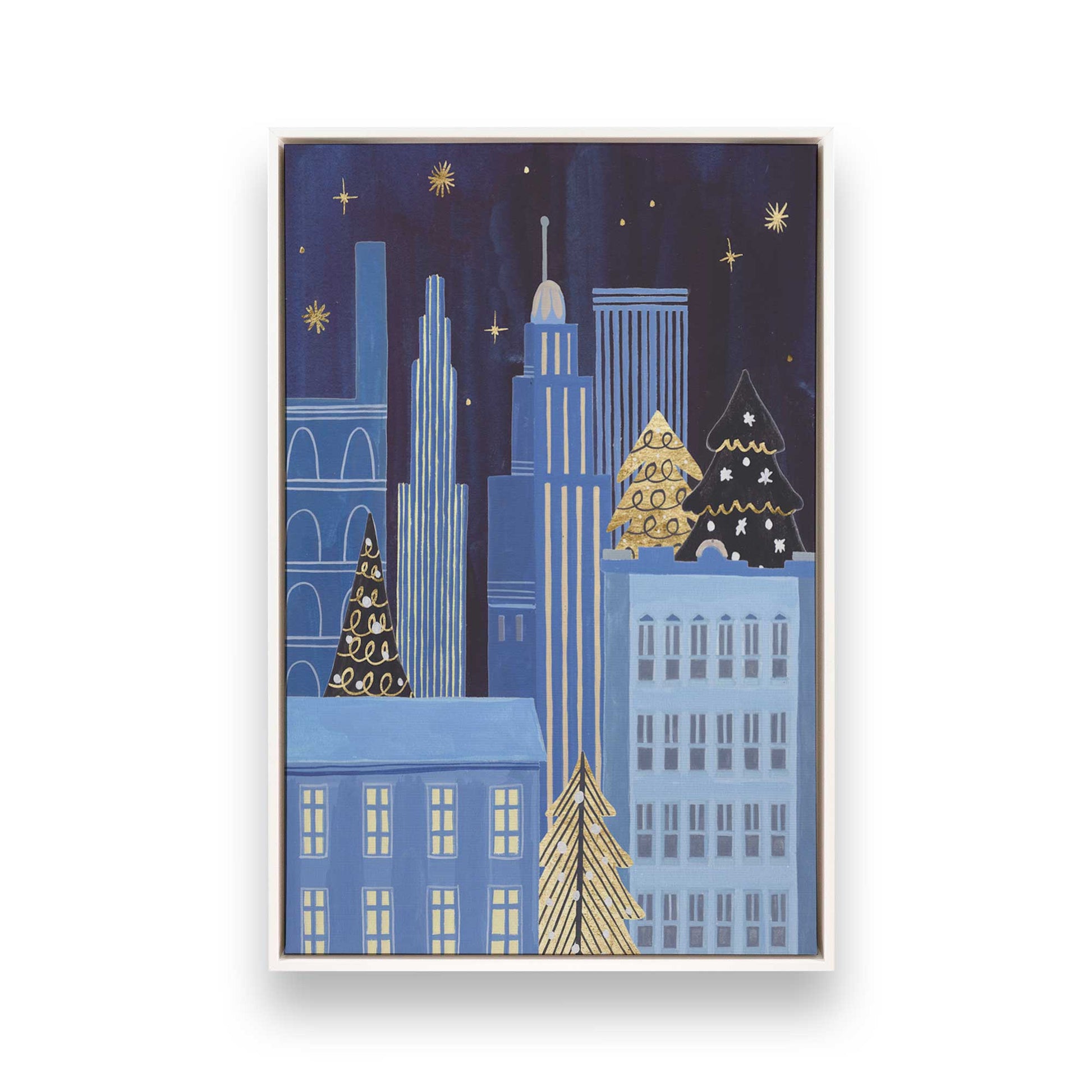 [Color:Opaque White], Picture of art in a White frame