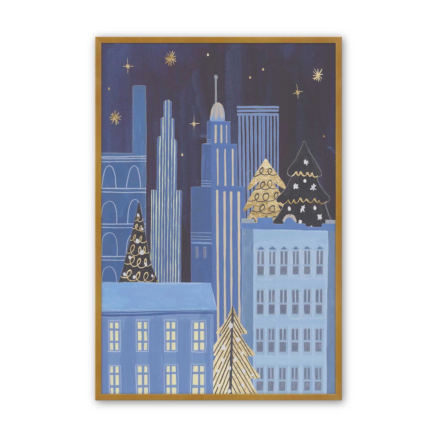 [Color:Polished Gold], Picture of art in a Polished Gold frame