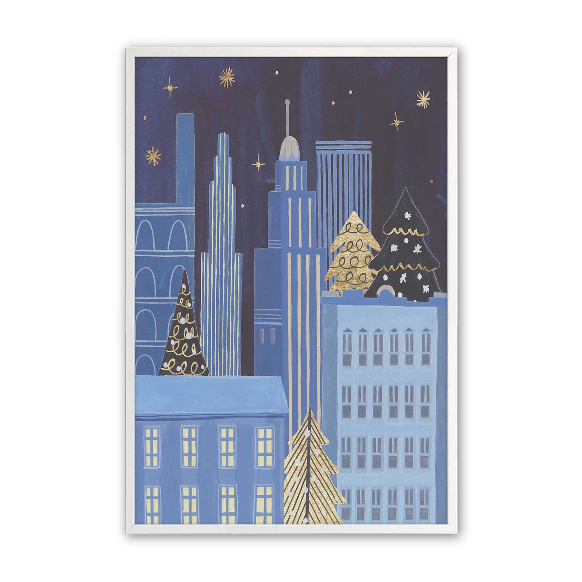 [Color:Opaque White], Picture of art in an Opaque White frame