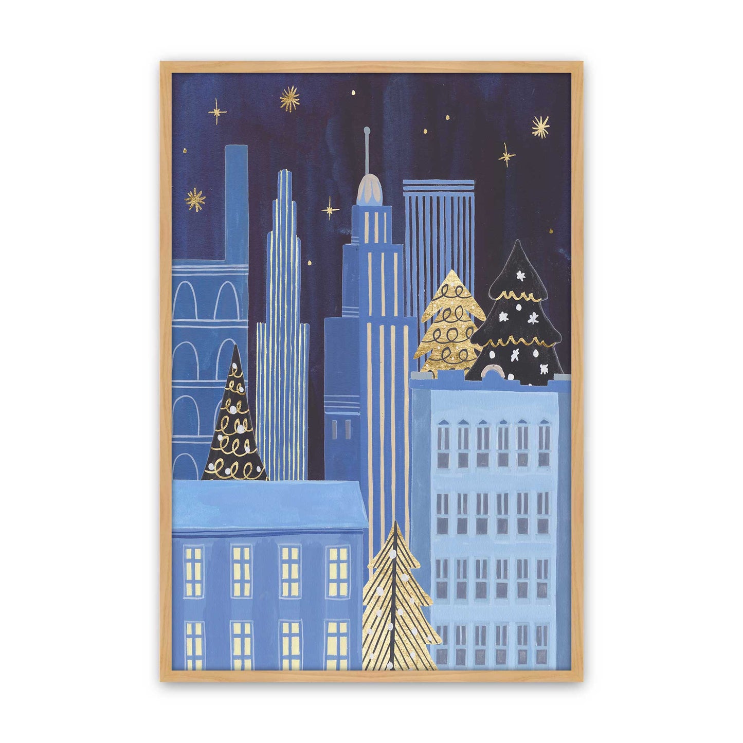 [Color:American Maple], Picture of art in an American Maple frame