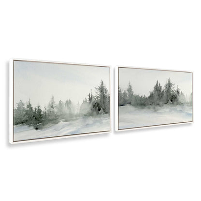[Color:Opaque White], Picture of art in a White frame at an angle