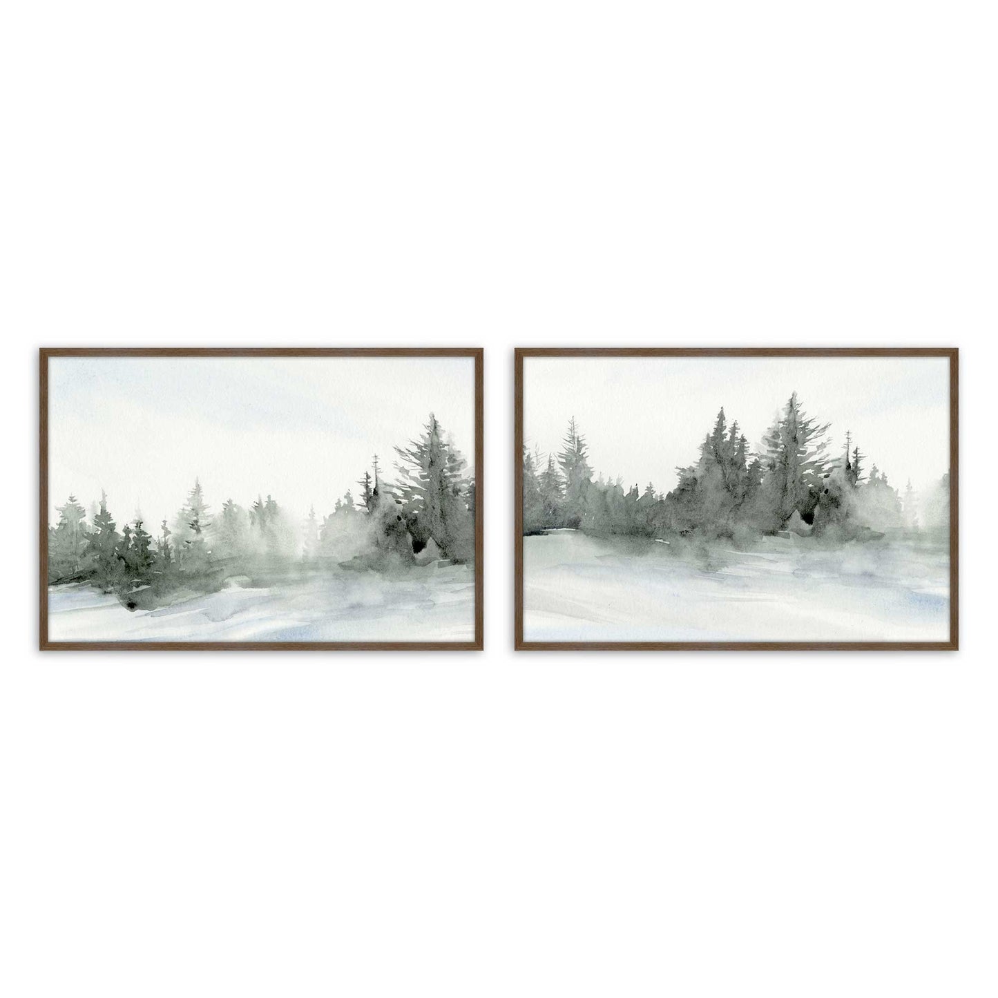 [Color:Walnut], Picture of art in a Walnut frame