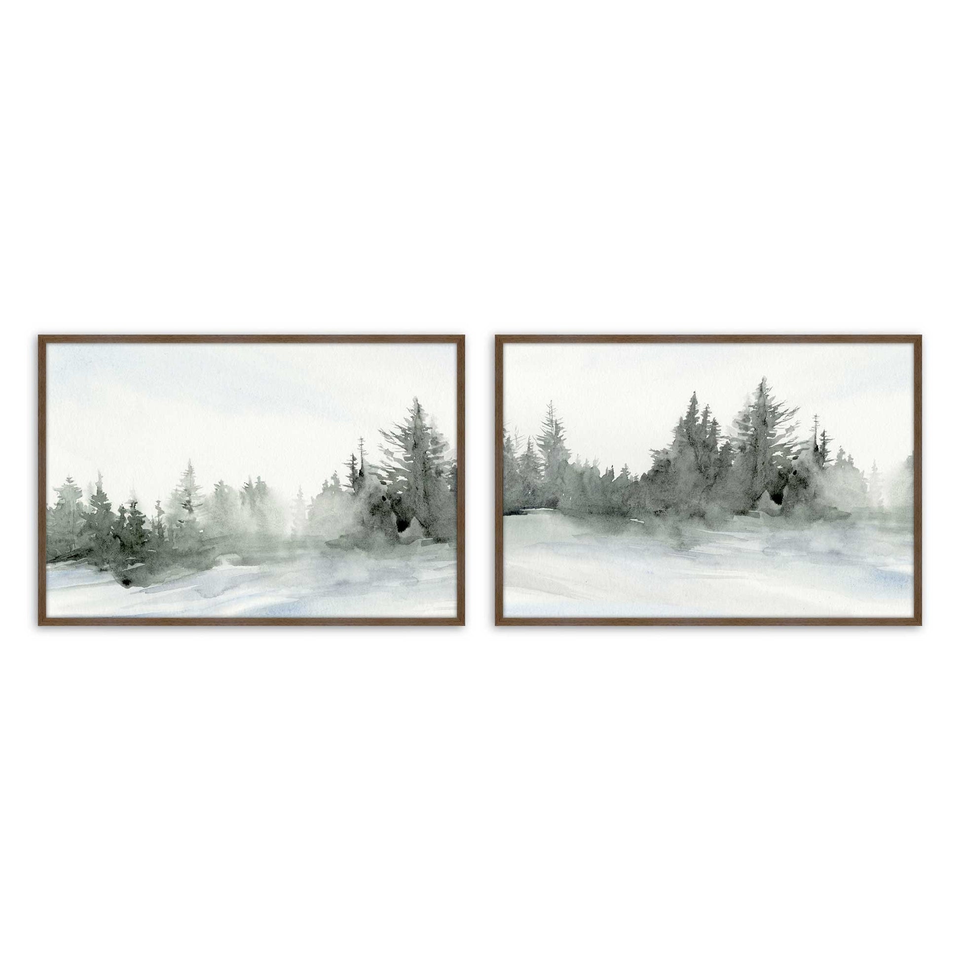 [Color:Walnut], Picture of art in a Walnut frame