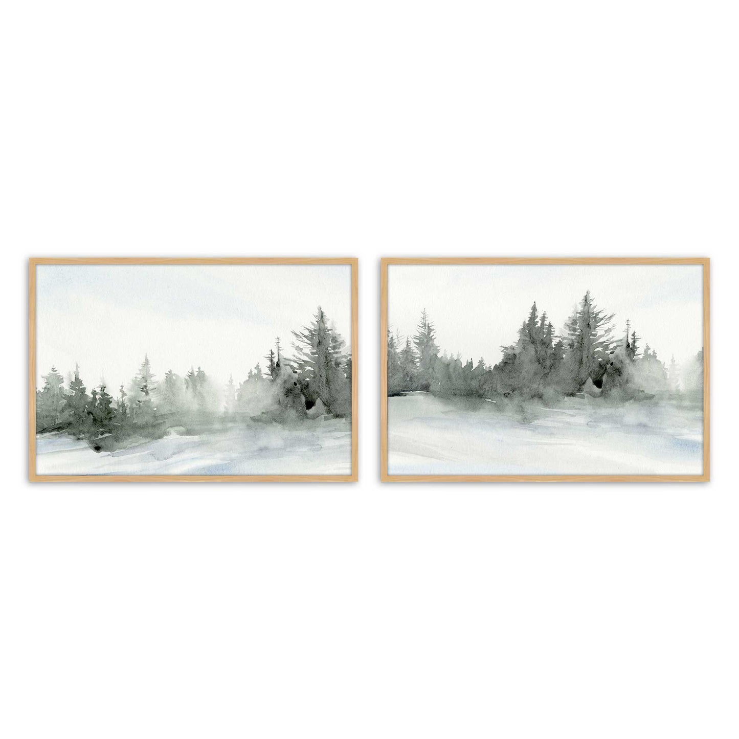 [Color:American Maple], Picture of art in a American Maple frame