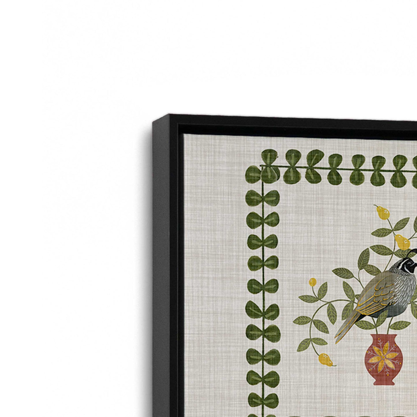 [Color:Satin Black], Picture of the corner of the art