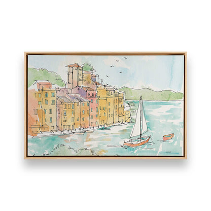 [Color:American Maple], Picture of art in a American Maple frame