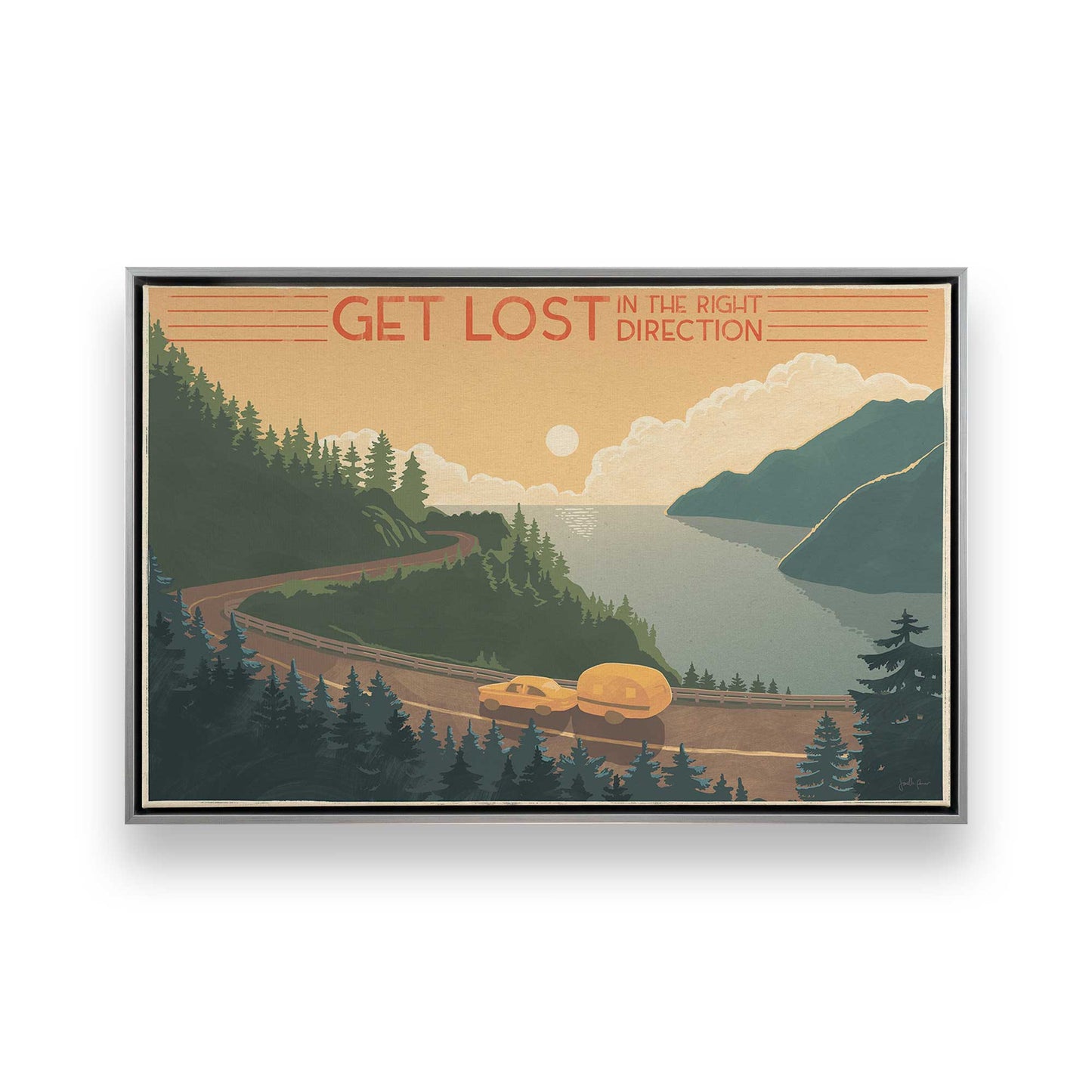 [Color:Polished Chrome], Picture of art in a Polished Chrome frame