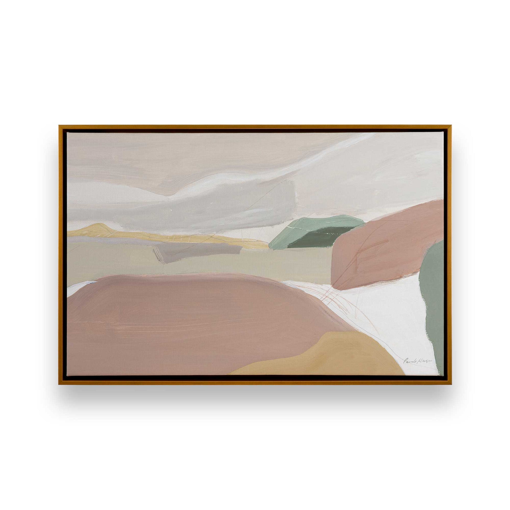 [Color:Polished Gold], Picture of art in a Polished Gold frame