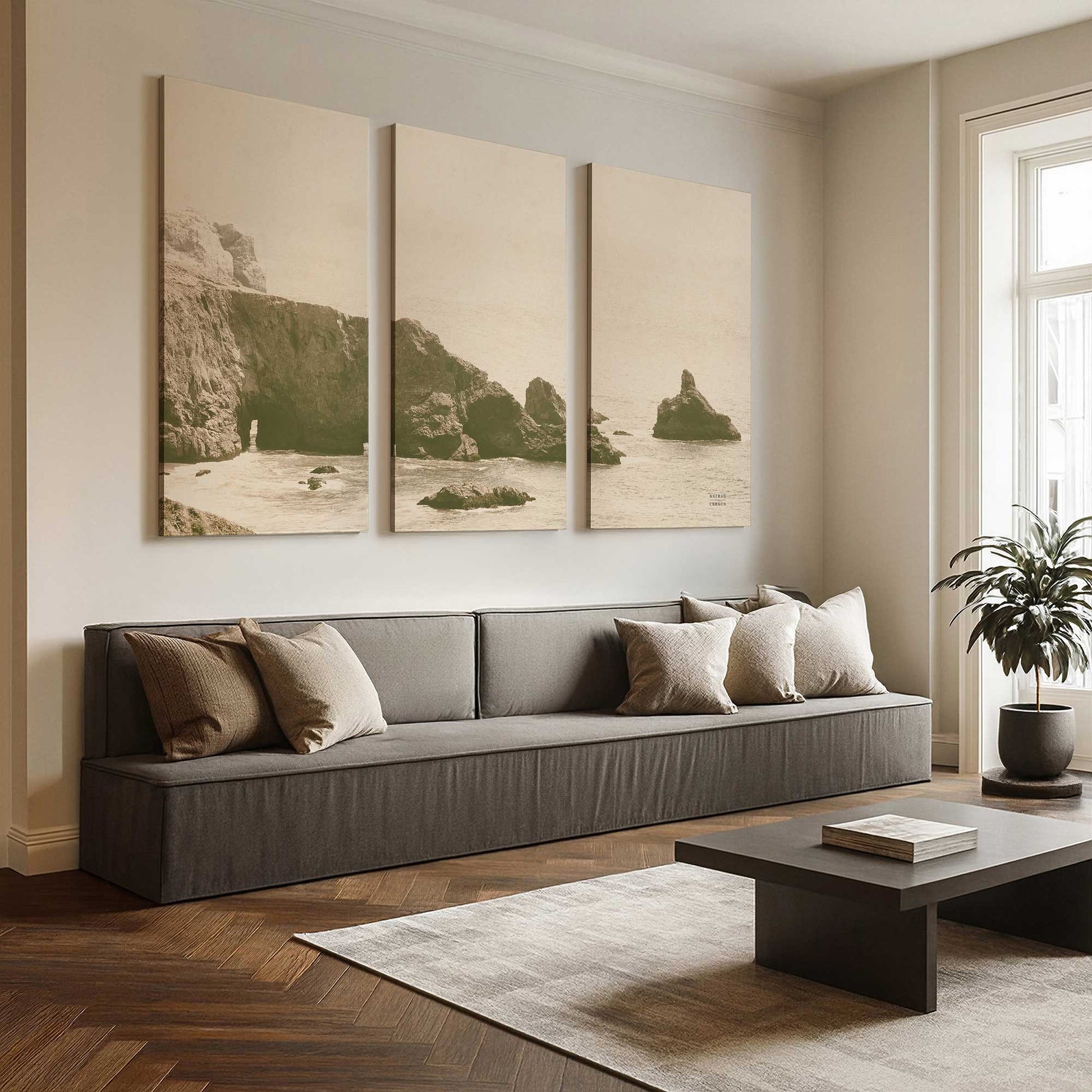 [Color:Stretched Canvas], Picture of art in a room