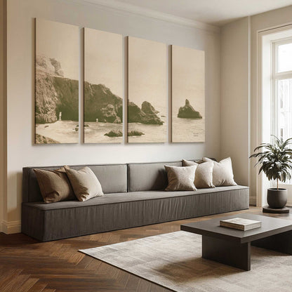 [Color:Stretched Canvas], Picture of art in a room