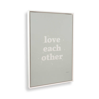 [Color:Opaque White], Picture of art in a White frame at an angle