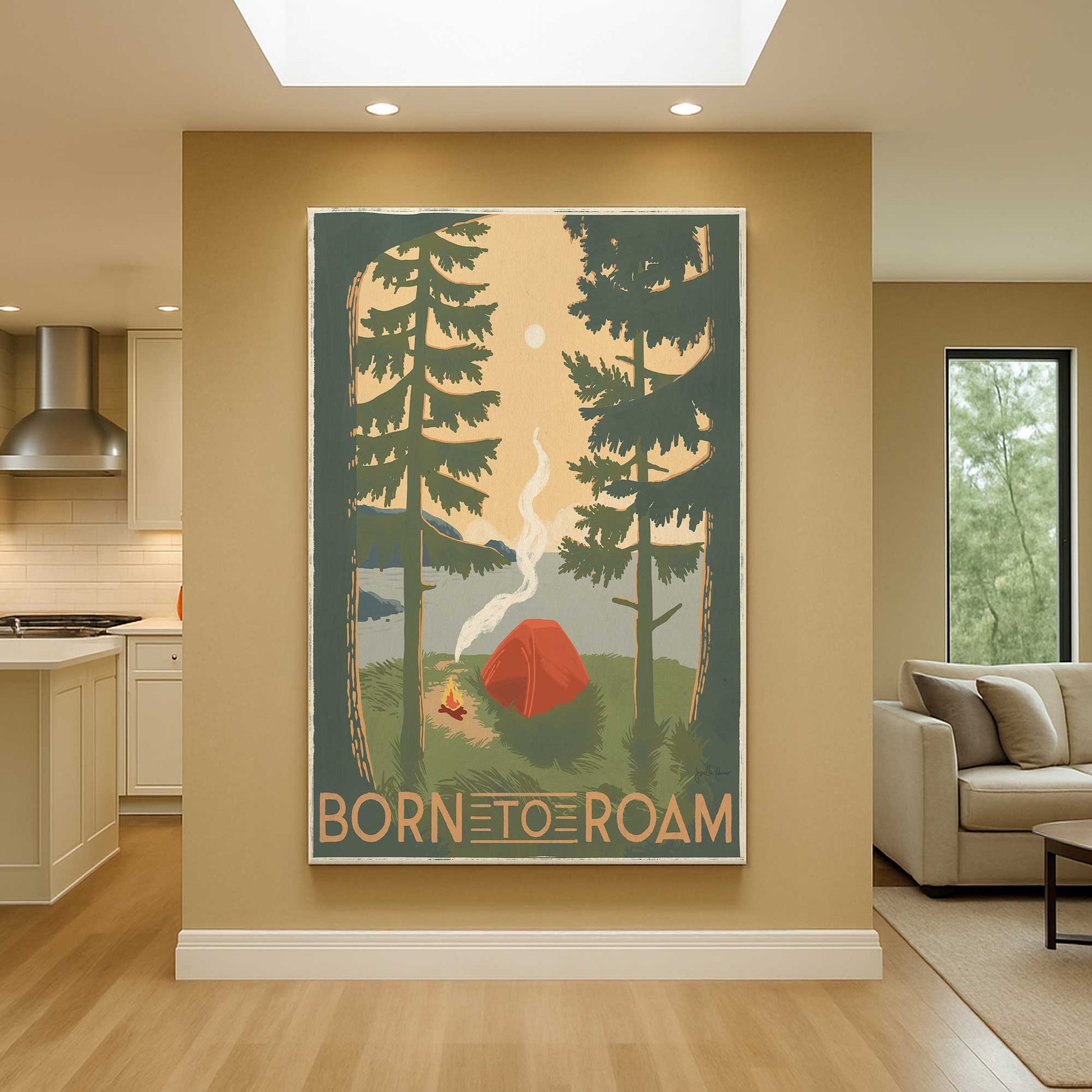 [LIFESTYLE], art hanging in a room