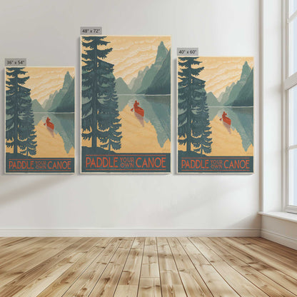 [Color:Stretched Canvas], Image showing the size comparisons