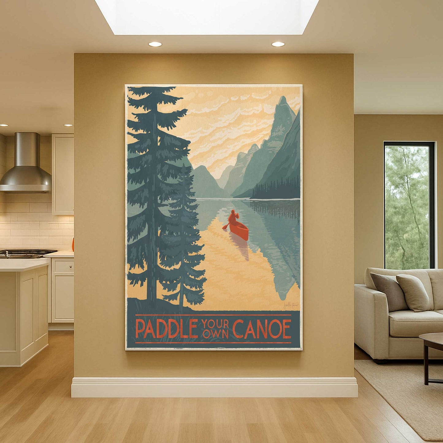 [LIFESTYLE], art hanging in a room