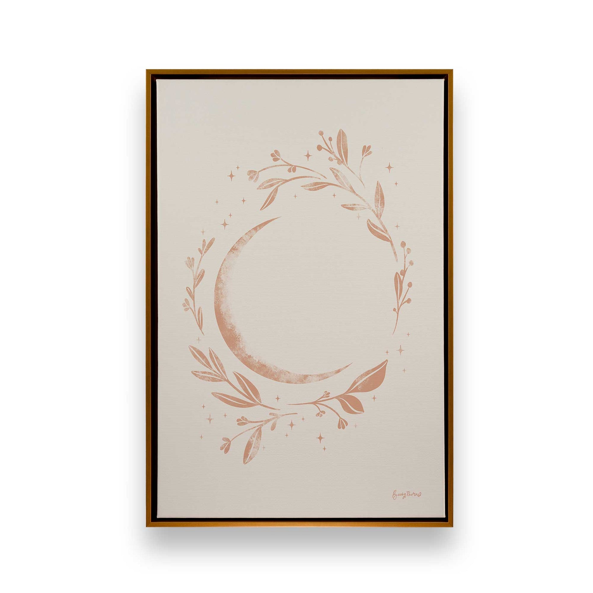 [Color:Polished Gold], Picture of art in a Polished Gold frame