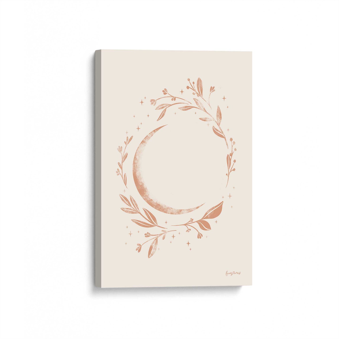 [Color:Stretched Canvas], Picture of art at an angle