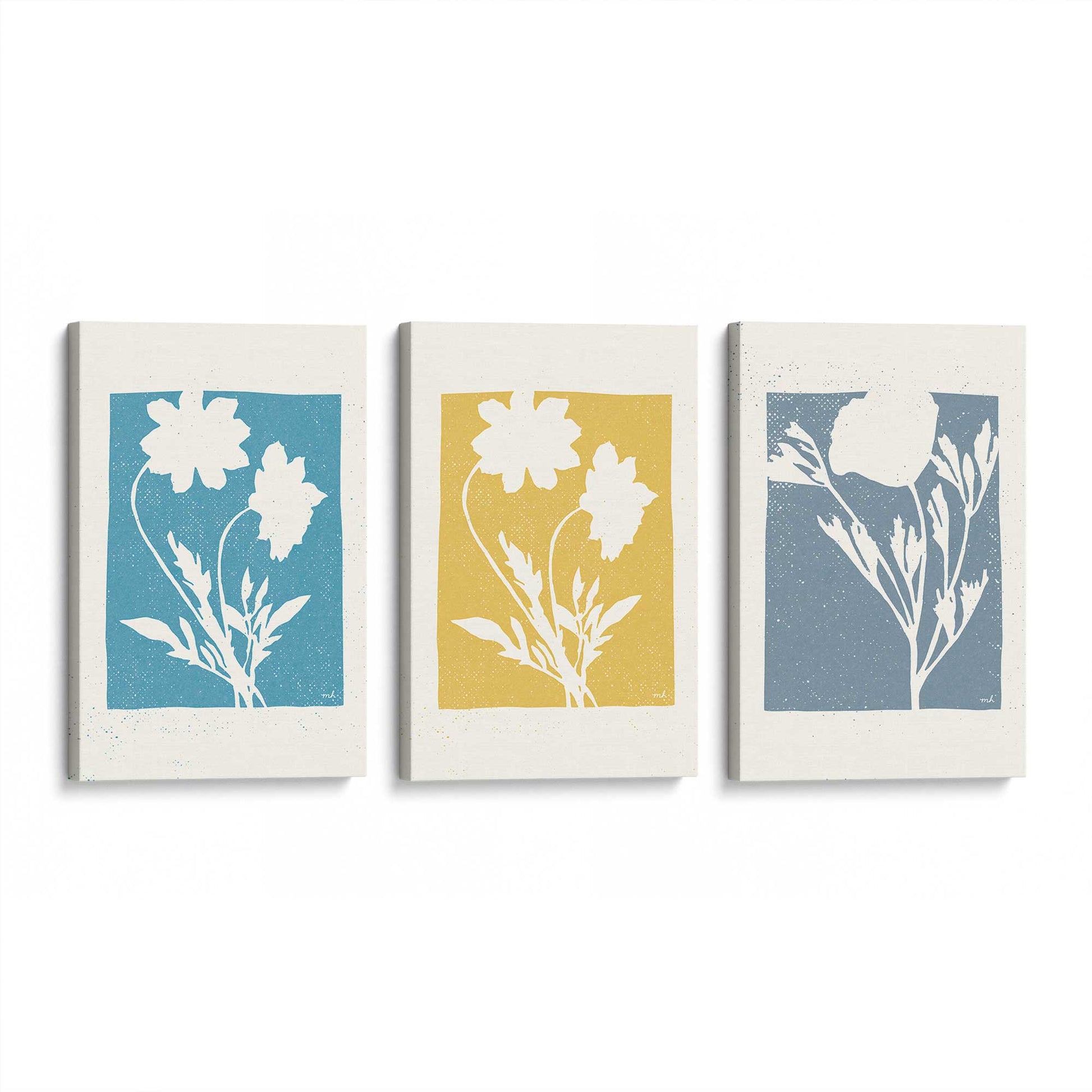 [Color:Stretched Canvas], Picture of art at an angle