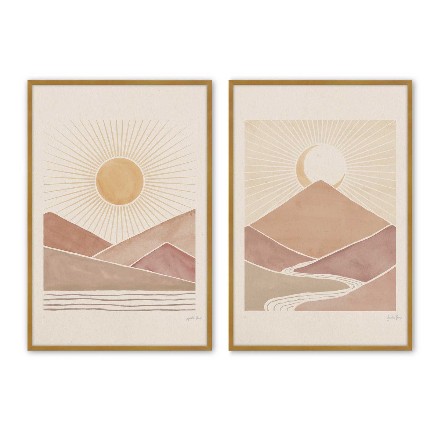 [Color:Polished Gold], Picture of art in a Polished Gold frame
