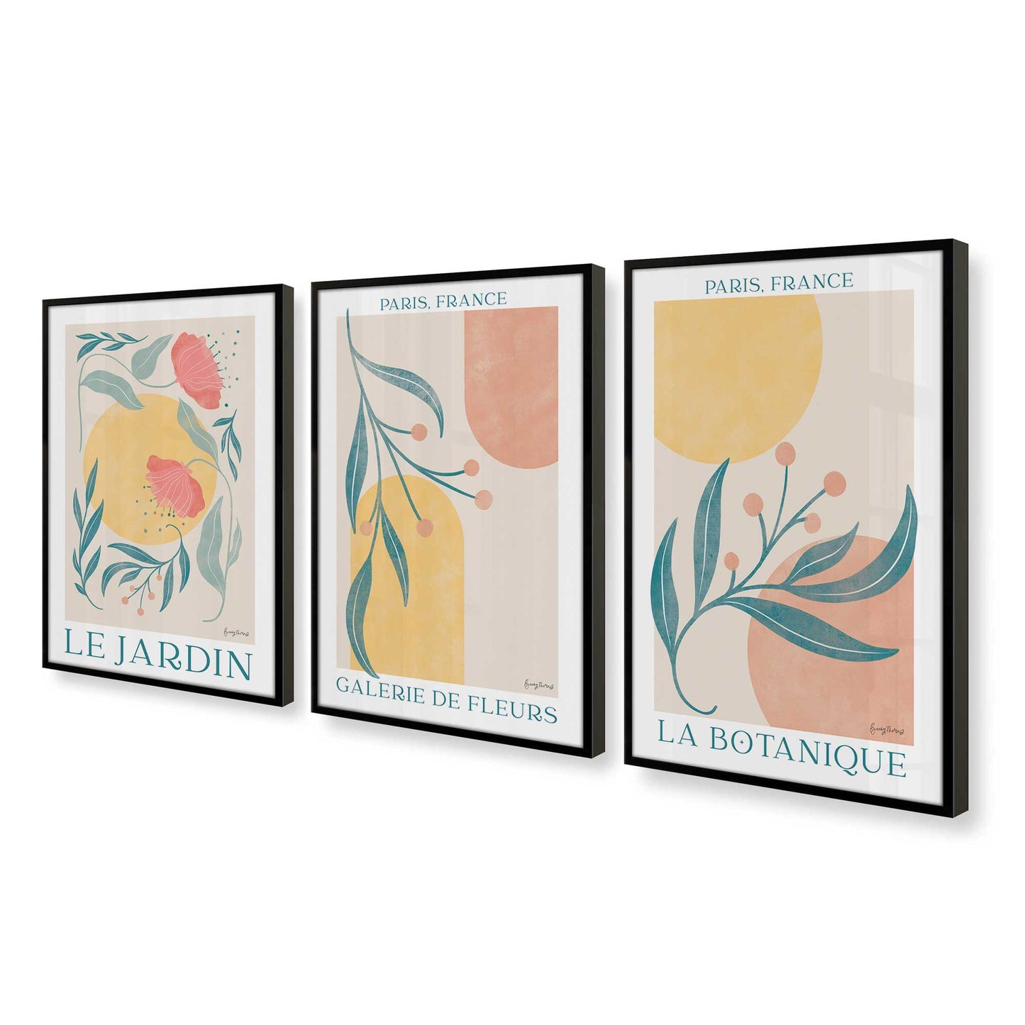 [Color:Satin Black], Picture of art in a Satin Black frame at an angle