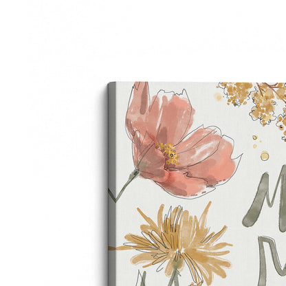 Botanical Encouragement, Set of 2 Print on Canvas