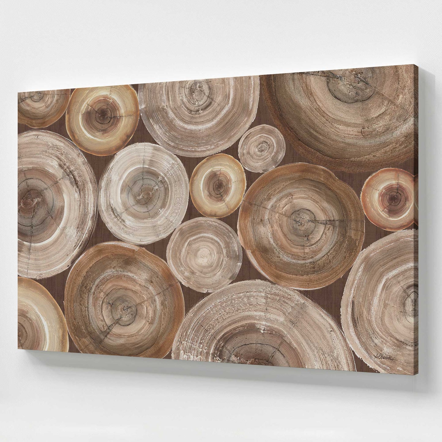 [Color:Stretched Canvas], Picture of art at an angle