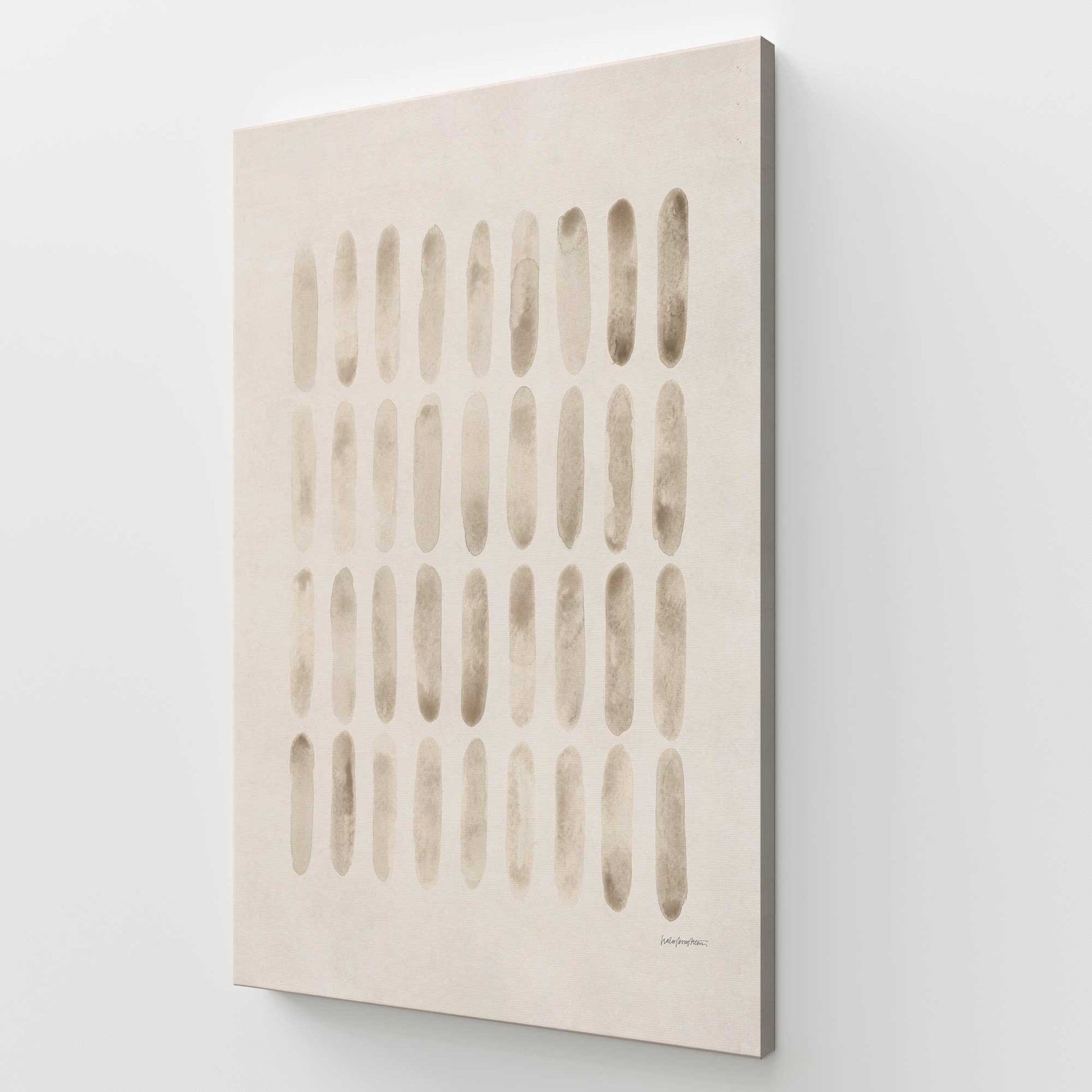 [Color:Stretched Canvas], Picture of art at an angle