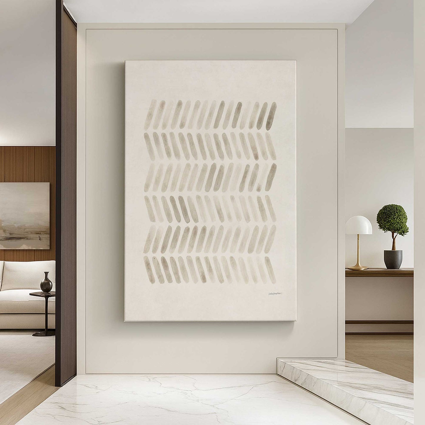 [LIFESTYLE], art hanging in a room
