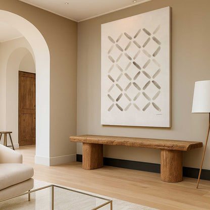[Color:Stretched Canvas], Picture of art in a room