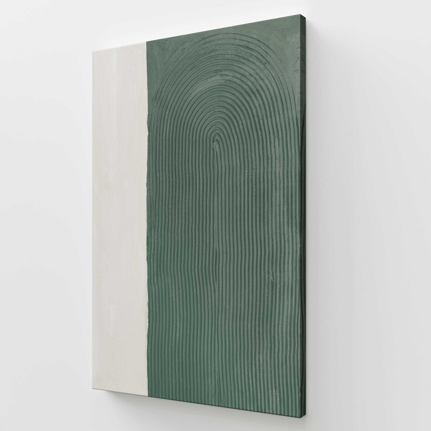 [Color:Stretched Canvas], Picture of art at an angle