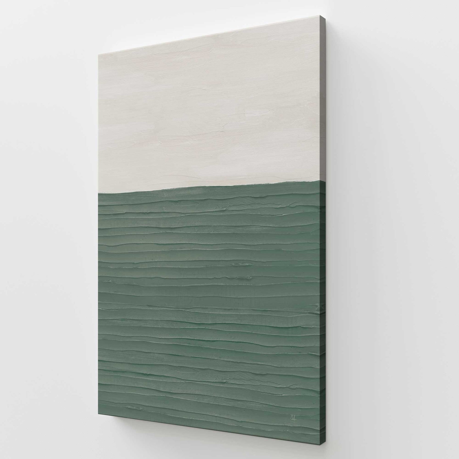 [Color:Stretched Canvas], Picture of art at an angle