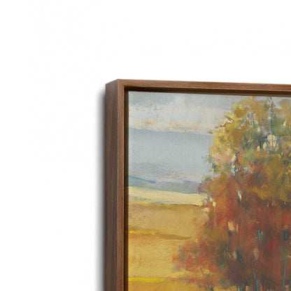 [Color:Walnut], Picture of art in a Walnut frame at an angle